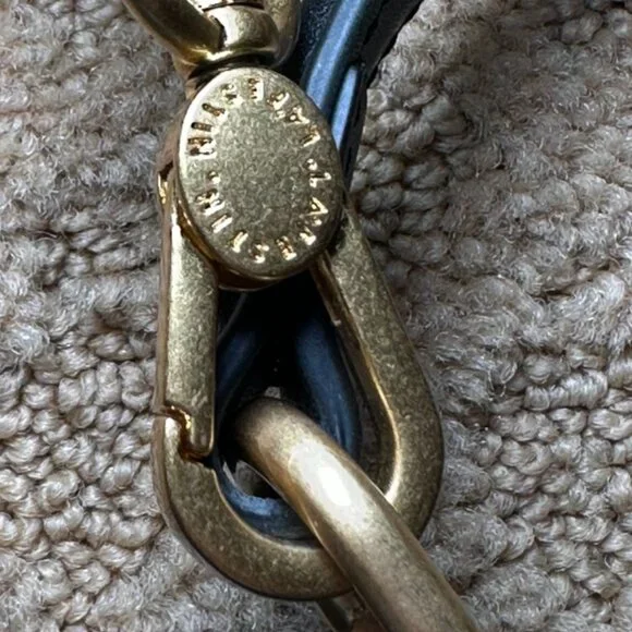 Retro Style Leather L'Festin Top Handle Shoudler Bag with Gold Hardware - Black - Picture 11 of 11